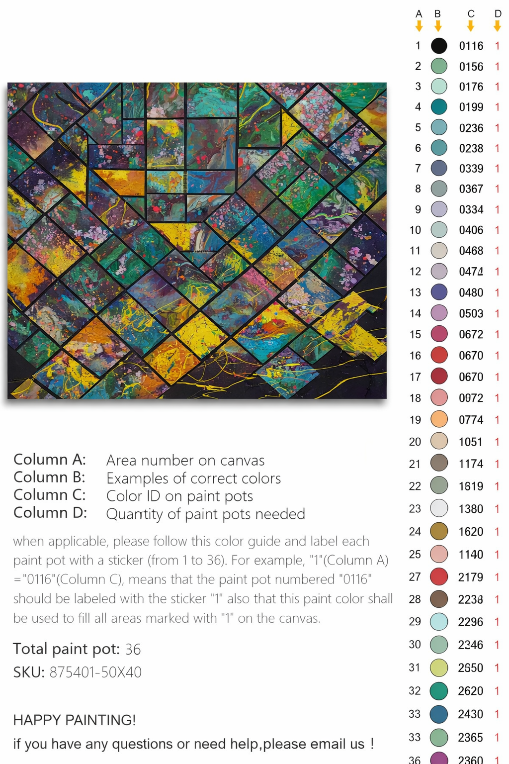 Pieces Paint by Numbers