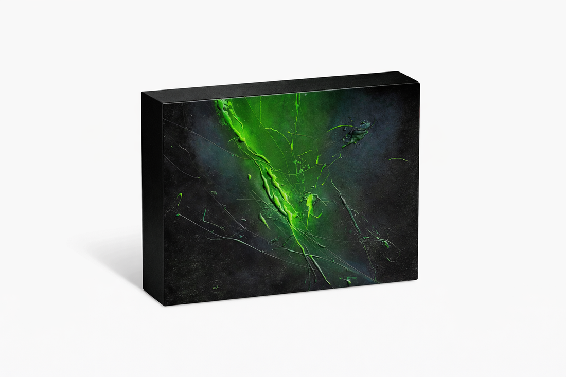 Emerald Block Tabletop Print