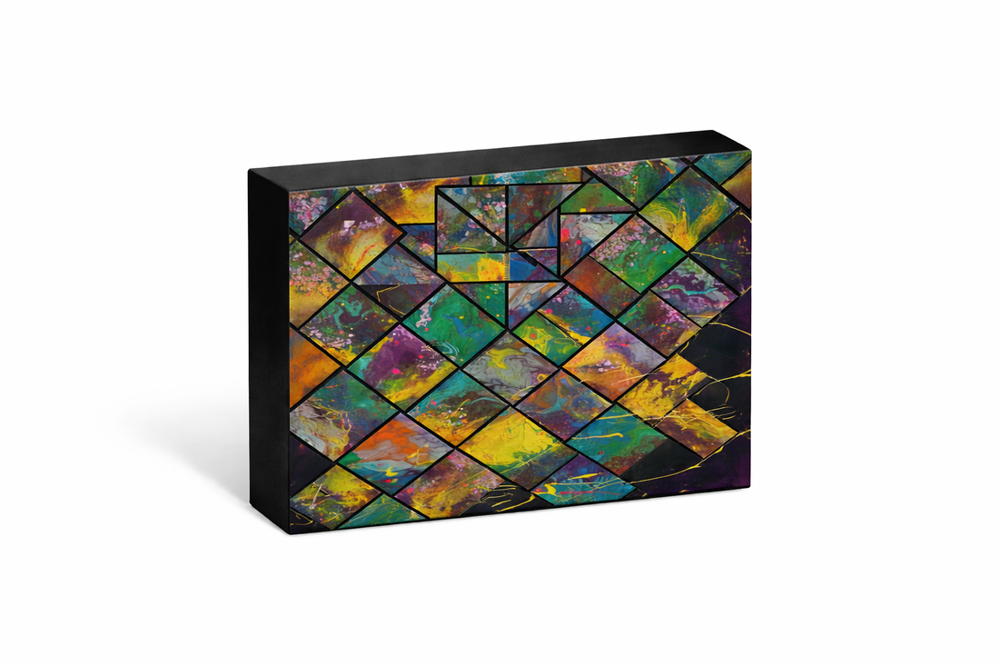 Pieces Tabletop Block Print