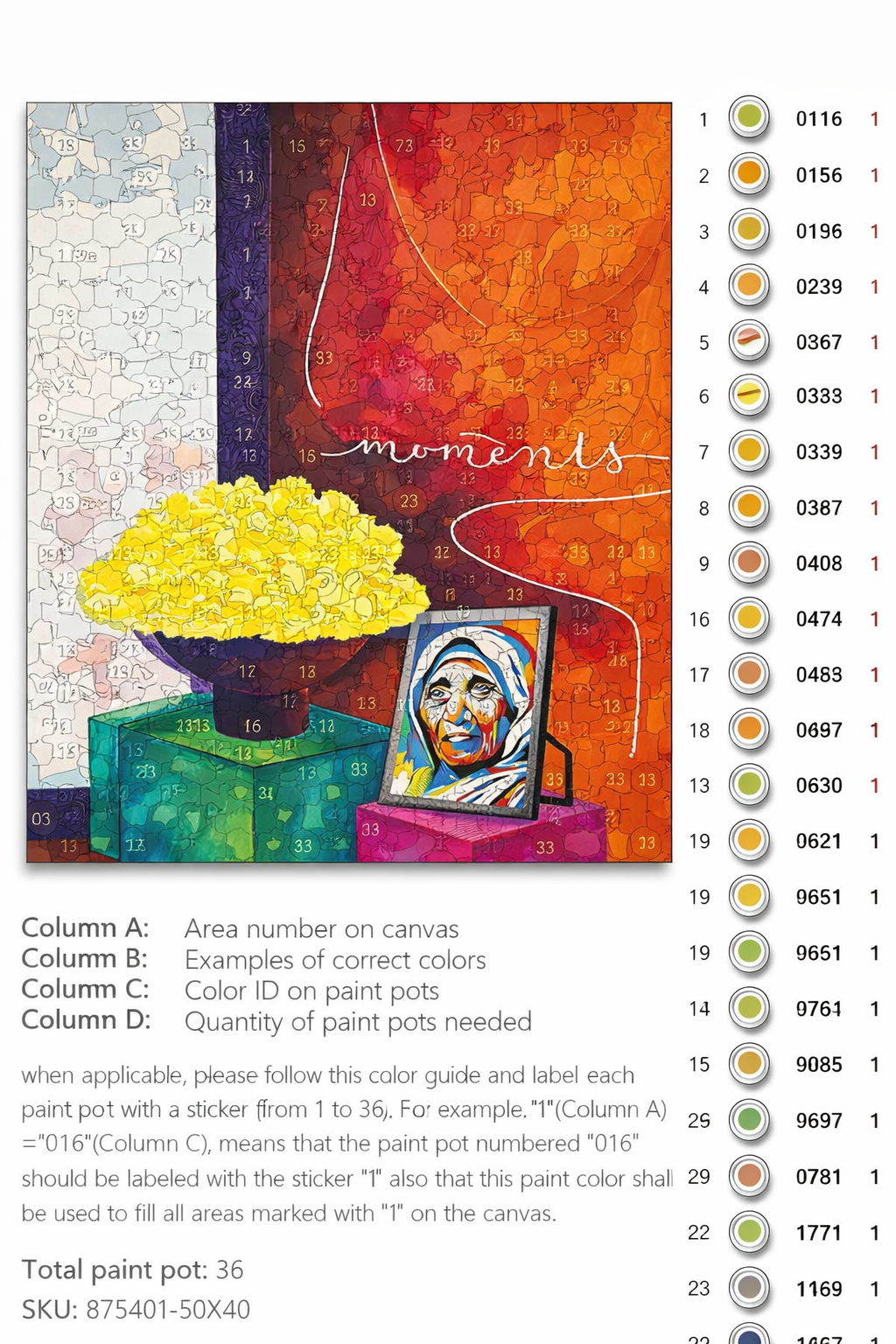 So Says Your Smile Paint by Numbers