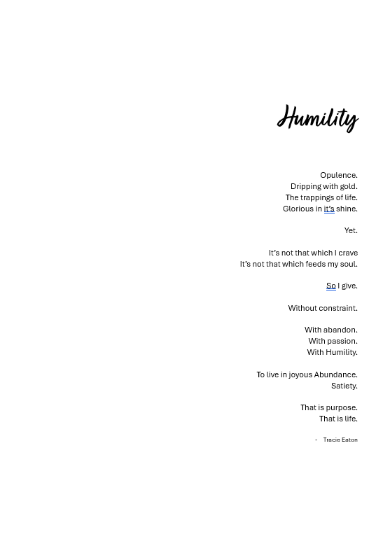 Humility PRINT