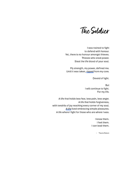 The Soldier PRINT