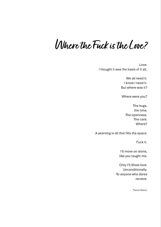 Where the Fuck is the Love?